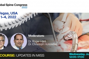 歡迎注冊2022年全球脊柱大會會前課程