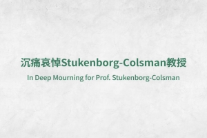 In Deep Mourning for Prof. Stukenborg-Colsman